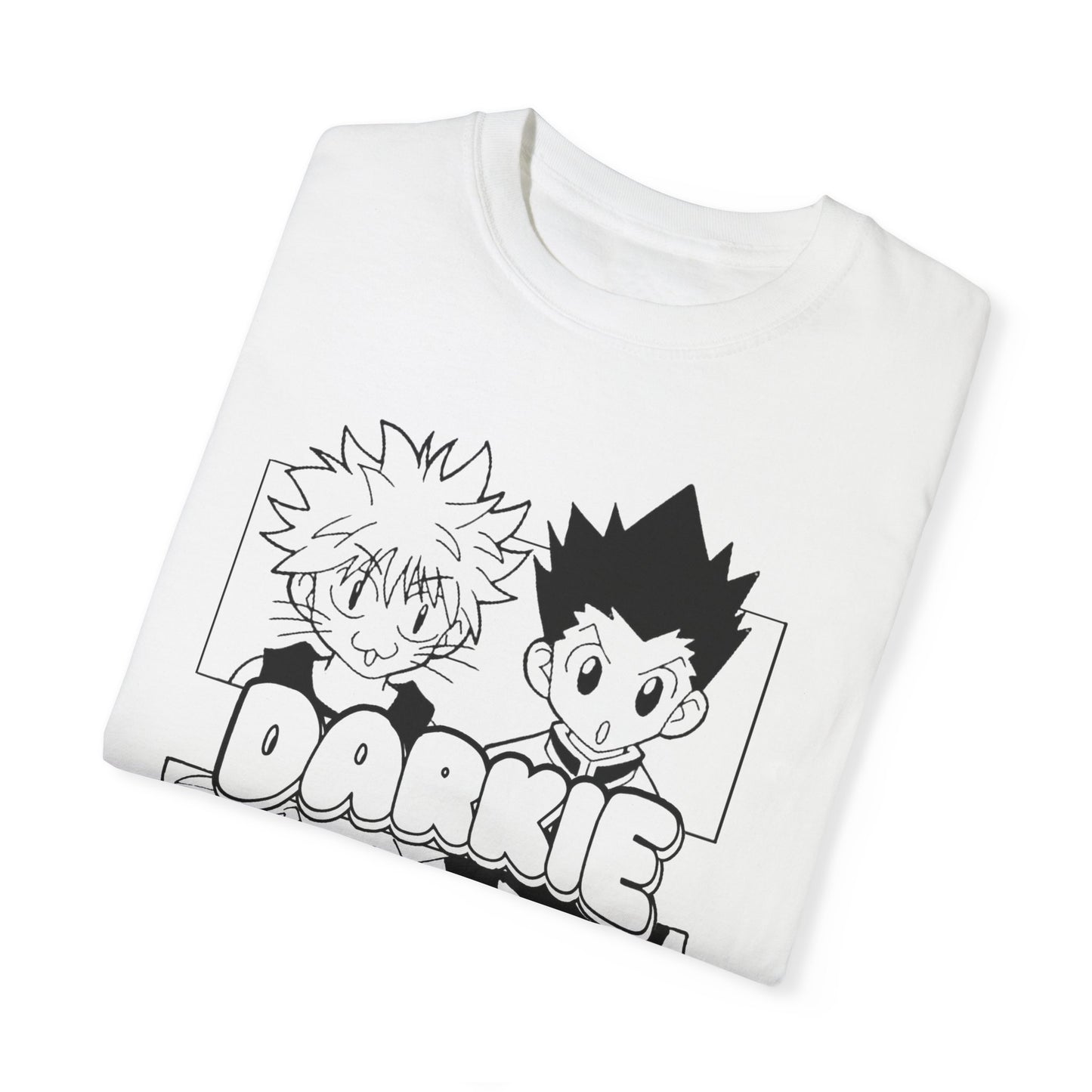 Black and white anime pannel white Oversized T-shirt