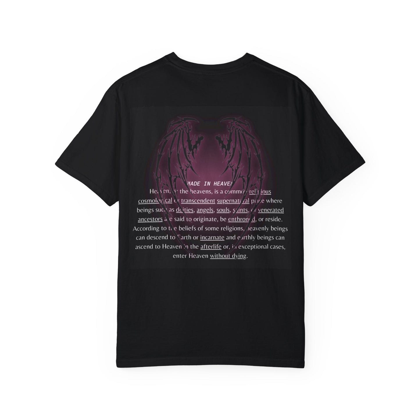 Made in heaven devil wings tee